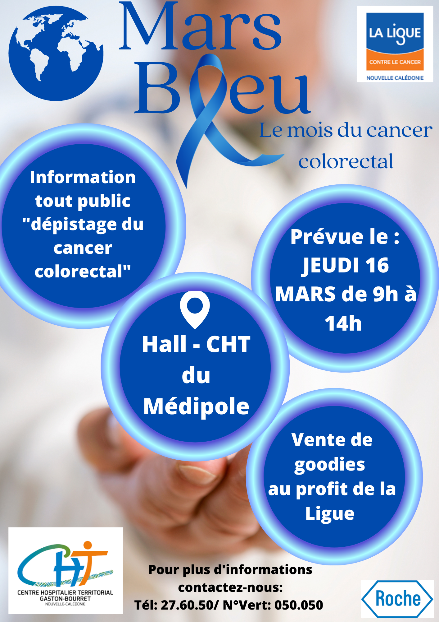 Mars Bleu, le mois du cancer Colo rectal au Médipôle